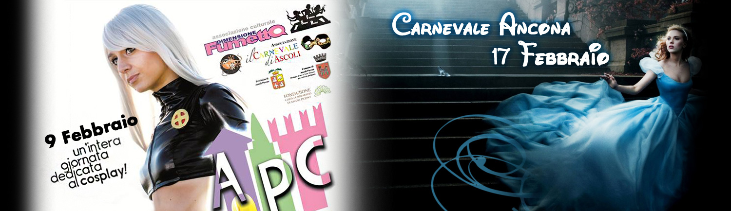 A Febbraio 2 date da segnare: 9 APC 2013 e 17 il Carnevalò di Ancona!